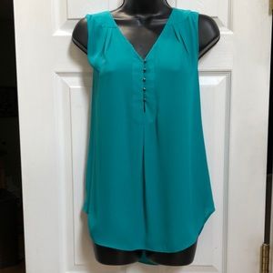 NWT Daniel Rainn Tank Blouse (Teal) | Size Medium